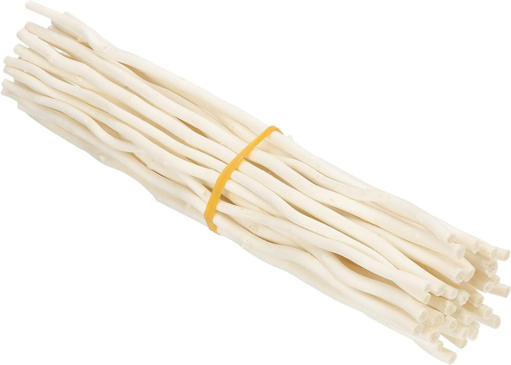 36 Pieces 30cm Wooden Sticks, Natural Wood Craft Sticks, Dry Wood Sticks, Wooden Branches for DIY Crafts Accessories Decoration Photo Props, White