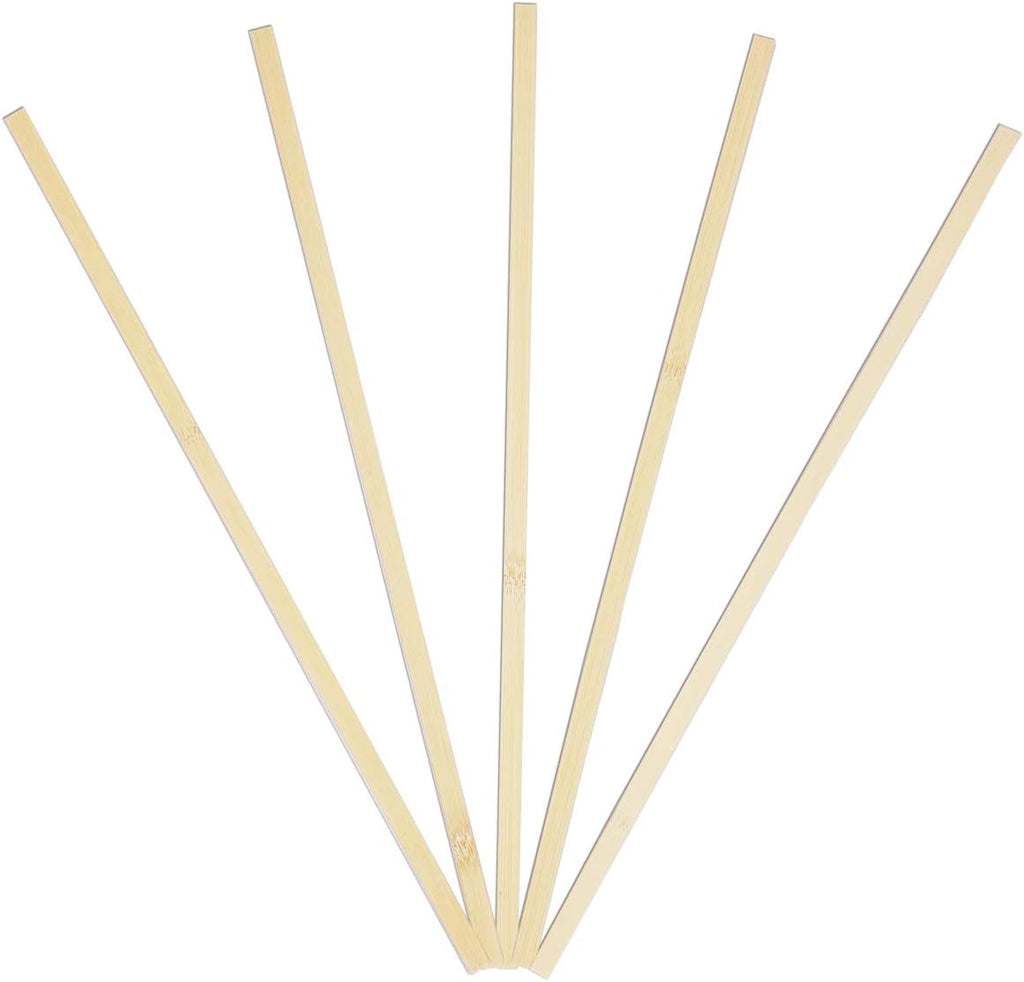 120 Pieces 15.7 Inch Sturdy Natural Bamboo Sticks, Wooden Craft Sticks, Extra Long Sticks, Wood Strips for Craft Projects, 3/8 Inch Wide