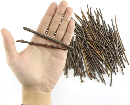100pcs Diameter 10cm 0.1-0.2inch Wooden Round Wood Sticks for DIY Crafts, Photography Props, Craft Sticks, Wooden Crafts, Wooden Sticks