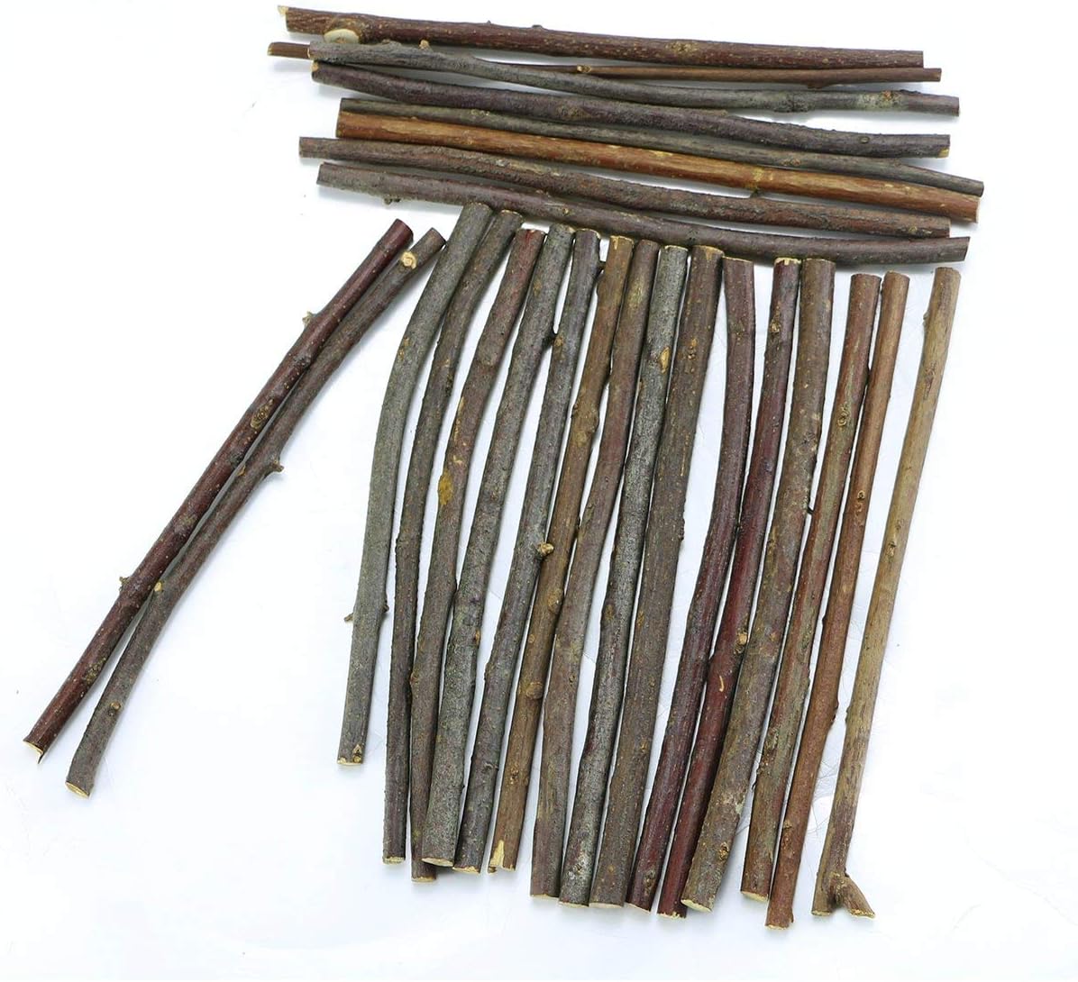 100pcs Diameter 10cm 0.1-0.2inch Wooden Round Wood Sticks for DIY Crafts, Photography Props, Craft Sticks, Wooden Crafts, Wooden Sticks