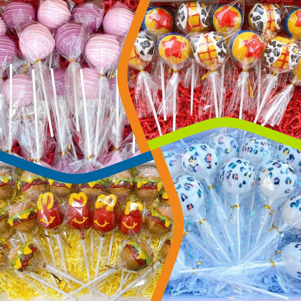 100pcs 6" White Paper Lollipop Sticks, Cake Sticks, Cookie Sticks, Rainbow Candy, Chocolate Sticks, Cake Decorating Sticks (4mm Diameter)
